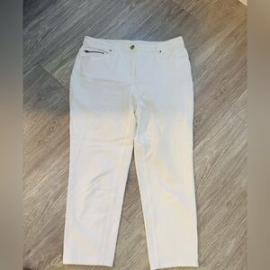 Chico's White So Slimming Pants